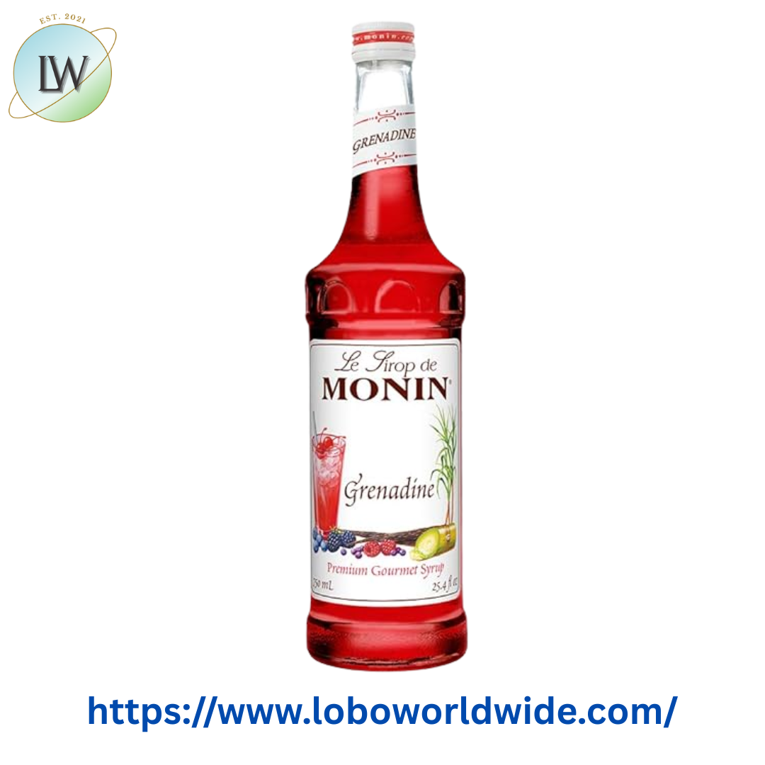 Monin Premium Grenadine Flavoring Syrup 750 mL