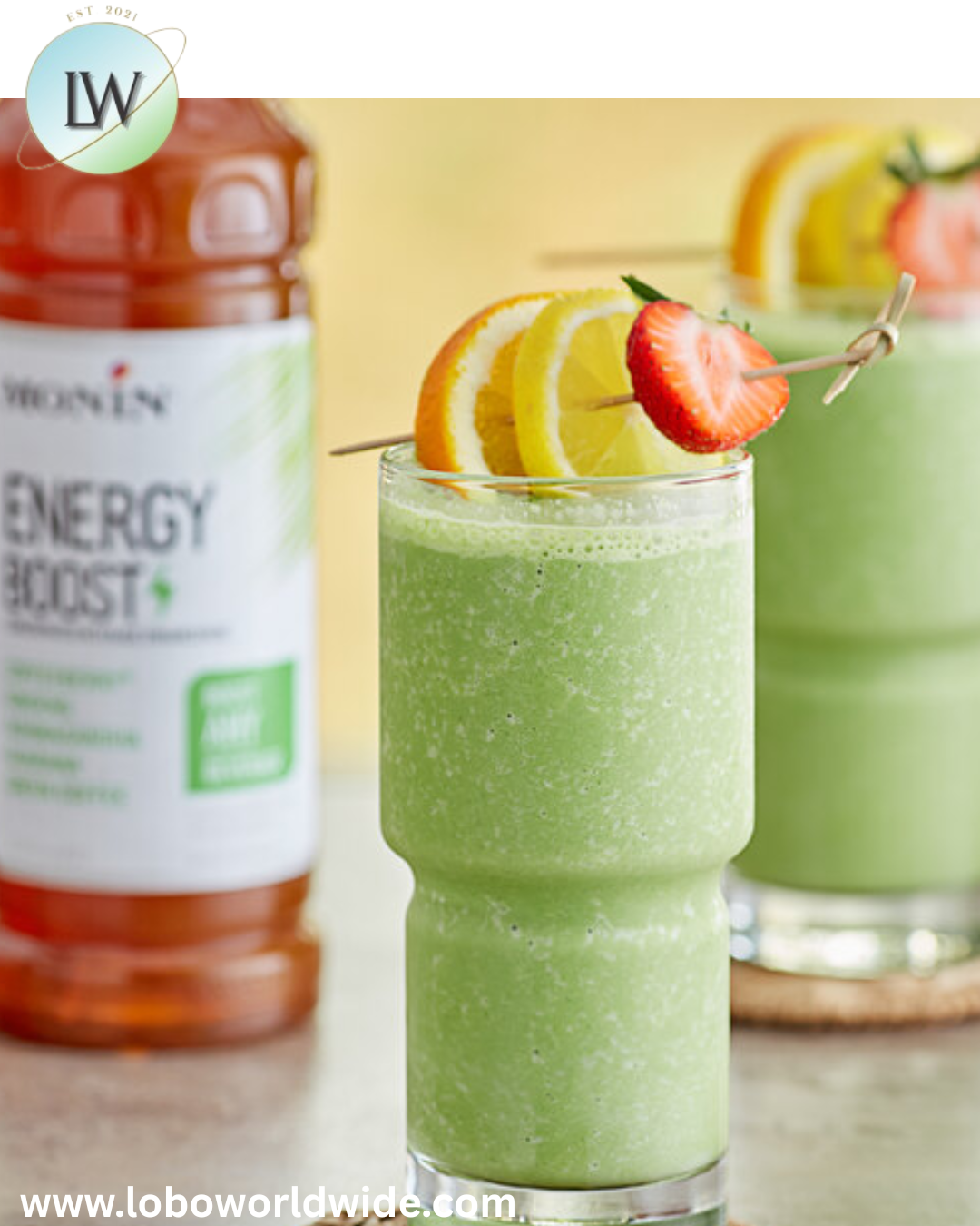 Monin Energy Boost Beverage Enhancement 1 Liter