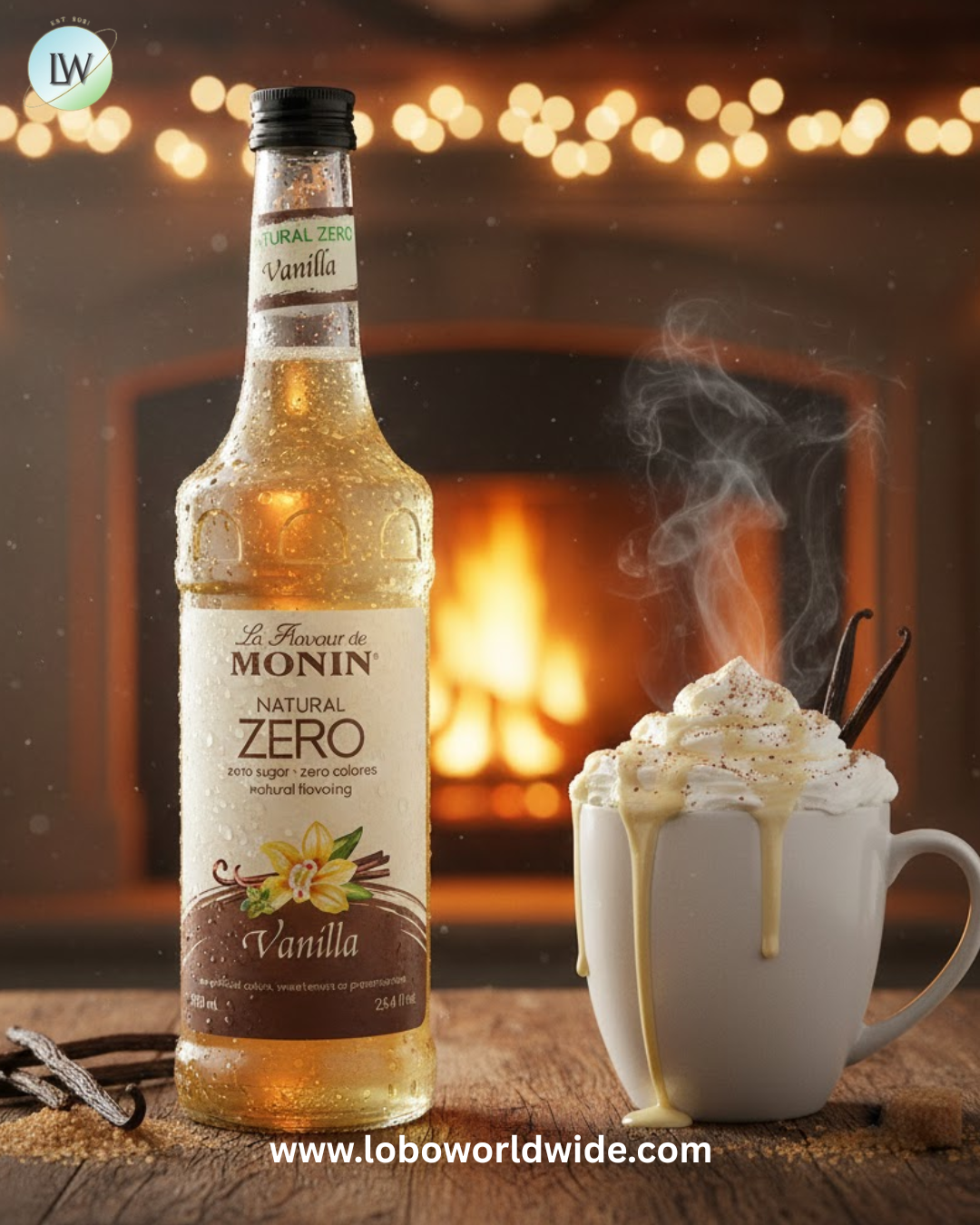 Monin Zero Calorie Natural Peppermint Flavoring Syrup 750 mL(Various Sizes)