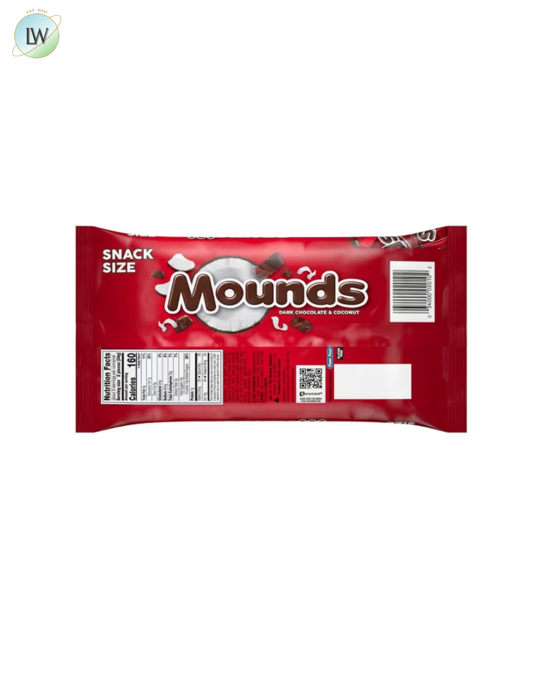 Mounds Dark Chocolate and Coconut Snack Size Bars, 11.3 oz.