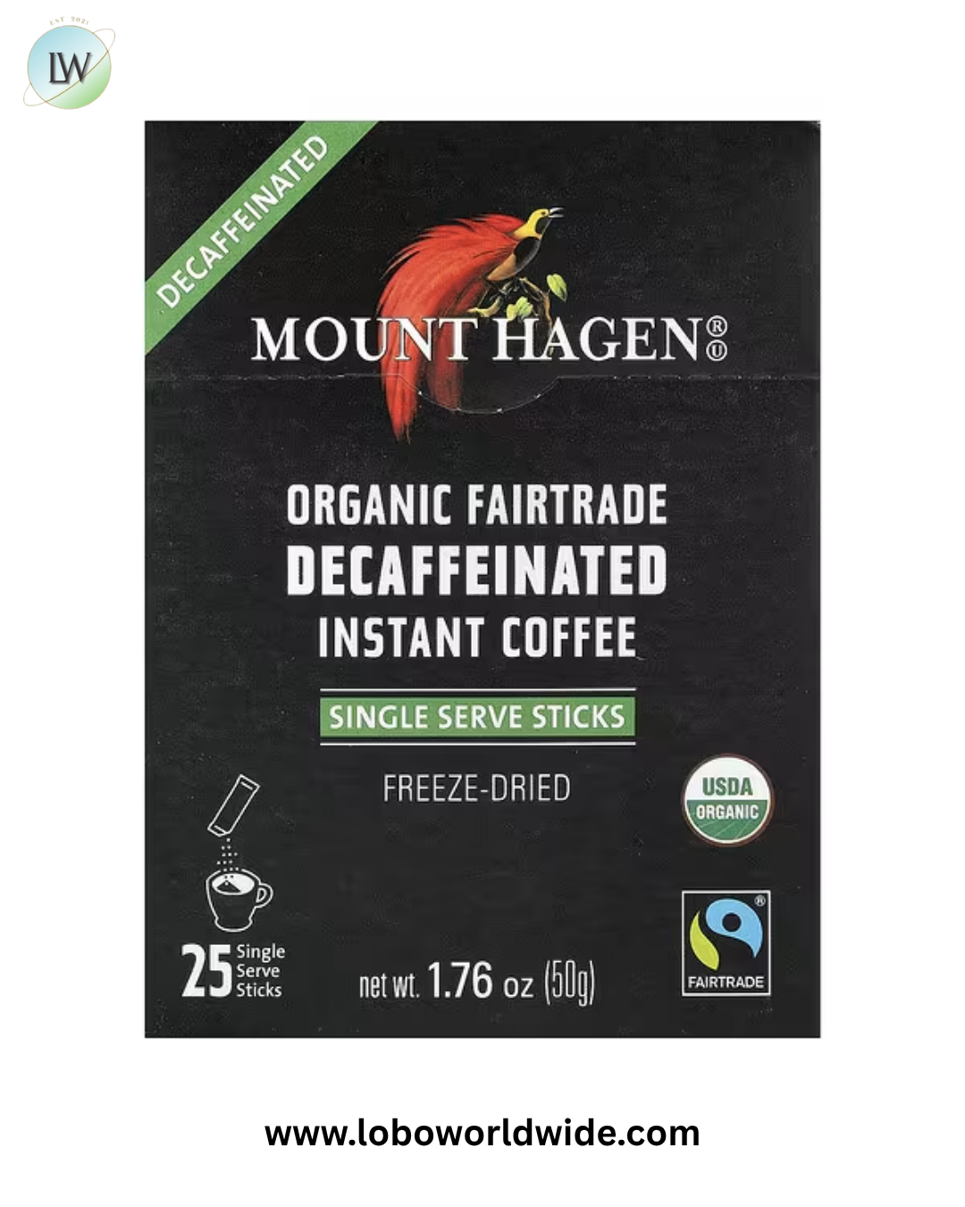 Mount Hagen, Organic Fairtrade Instant Coffee