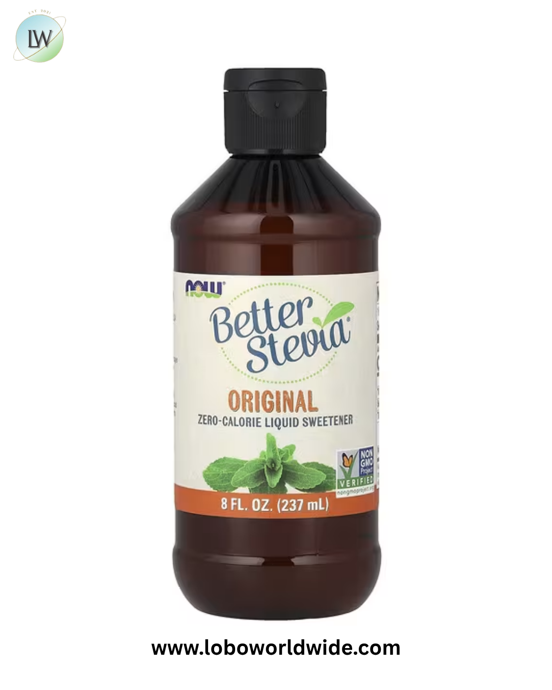 NOW Foods, Better Stevia®, Zero-Calorie Liquid Sweetener, 8 fl oz (237 ml)