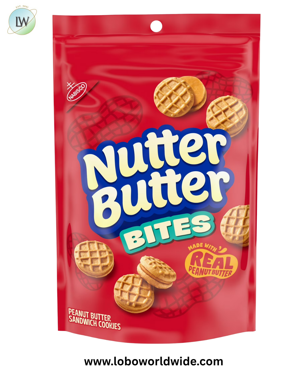 NUTTER BUTTER Peanut Butter Sandwich Cookies 8 oz