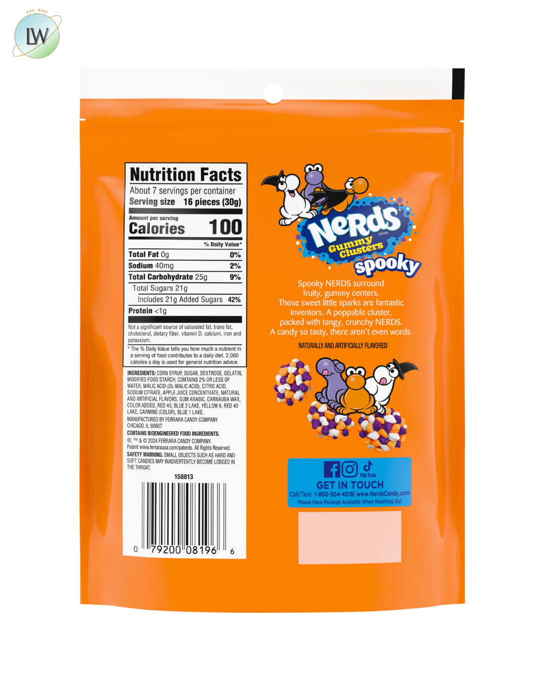 Nerds Halloween Gummy Clusters, 8 oz.