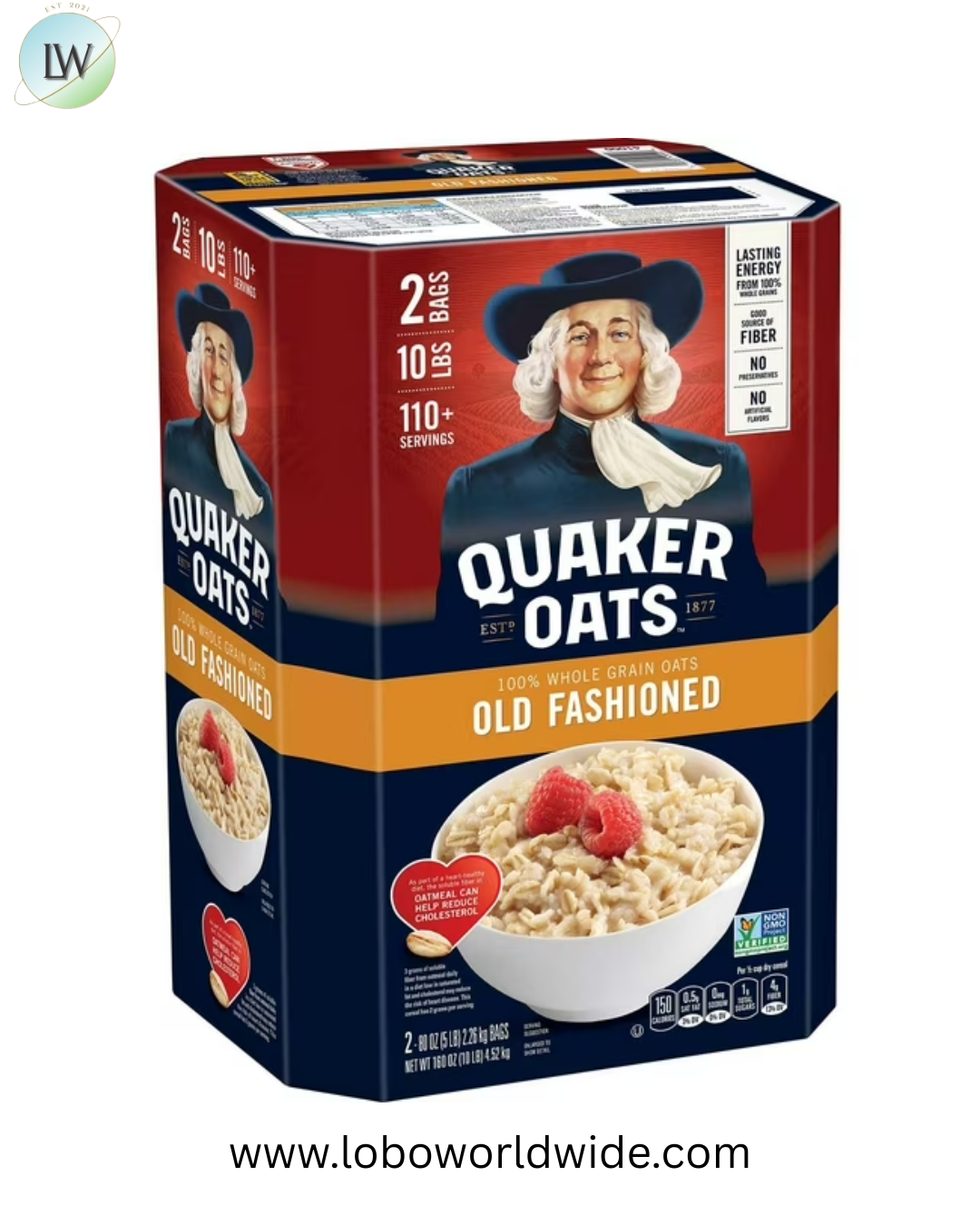 Quaker Old Fashioned Oats, 160 oz.