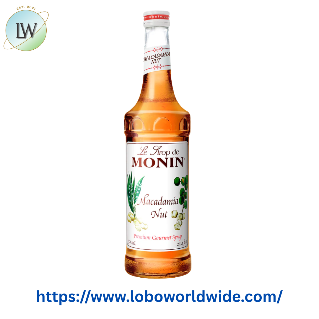 Monin Premium Macadamia Nut Flavoring Syrup 750 mL
