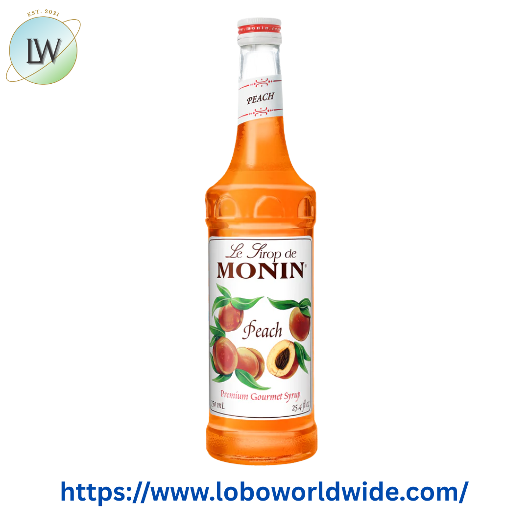 Monin Premium Peach Flavoring / Fruit Syrup 750 mL