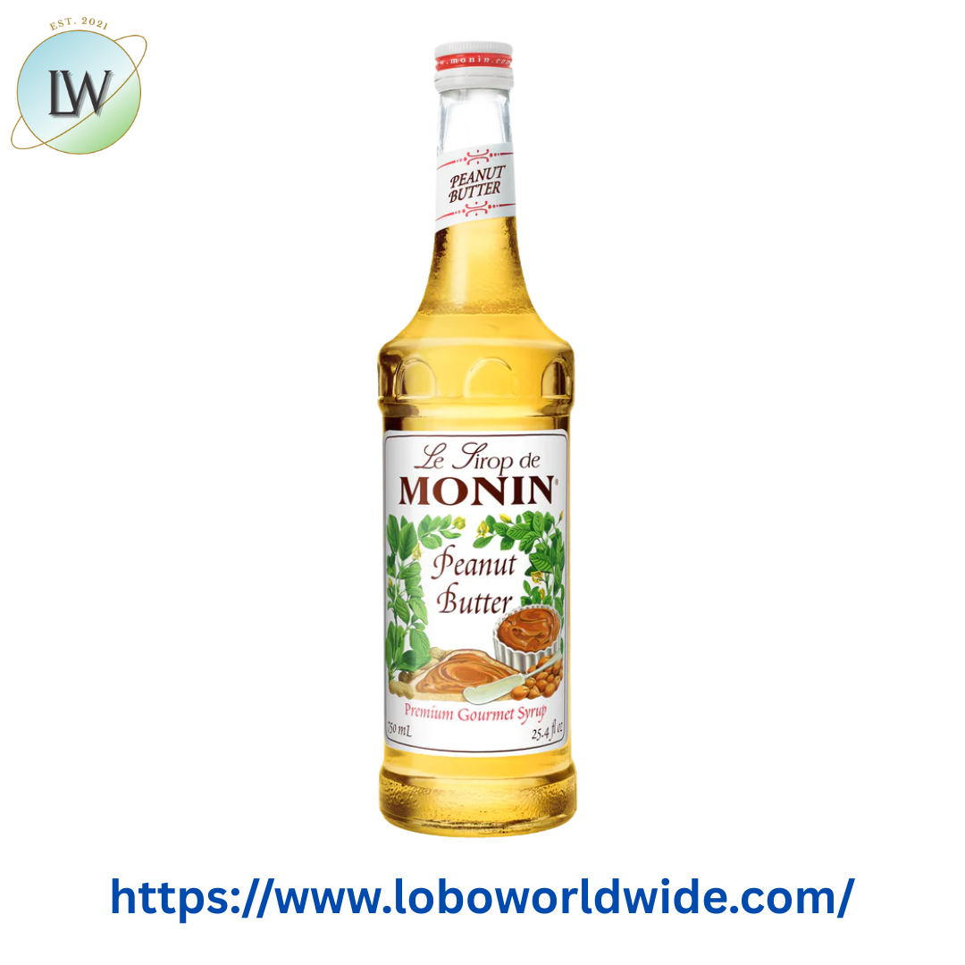 Monin Premium Peanut Butter Flavoring Syrup 750 mL