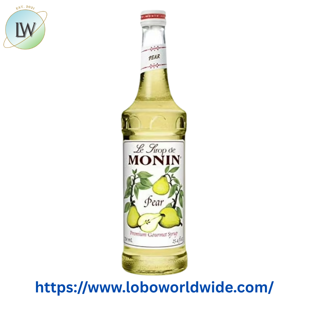 Monin Premium Pear Flavoring / Fruit Syrup 750 mL