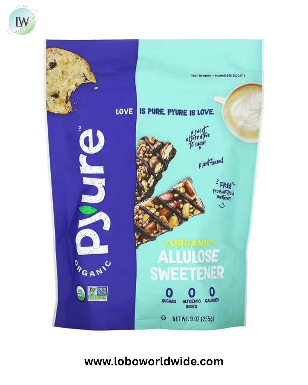 Pyure, Organic Allulose Sweetener, 9 oz (255 g)
