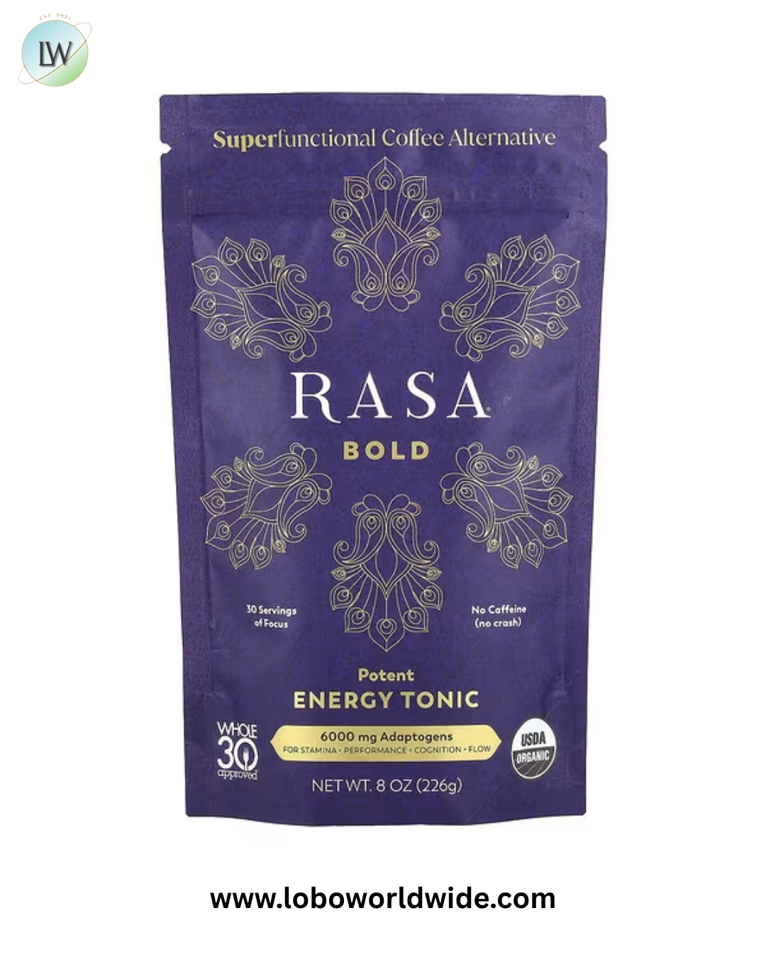 Rasa, Potent Energy Tonic, Bold, 8 oz (226 g)