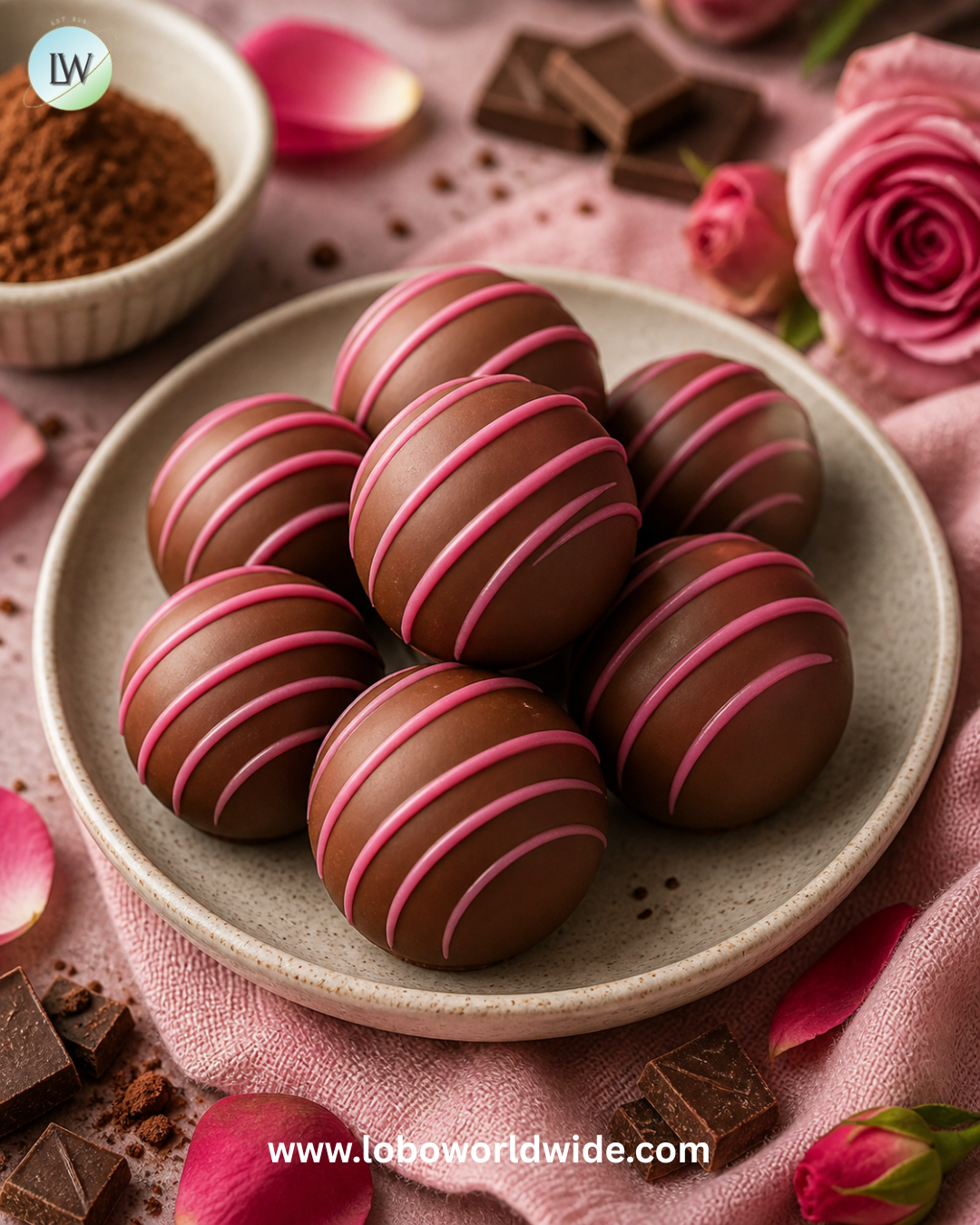 Raspberry Birnn Dessert Truffles Milk Chocolate - 24ct