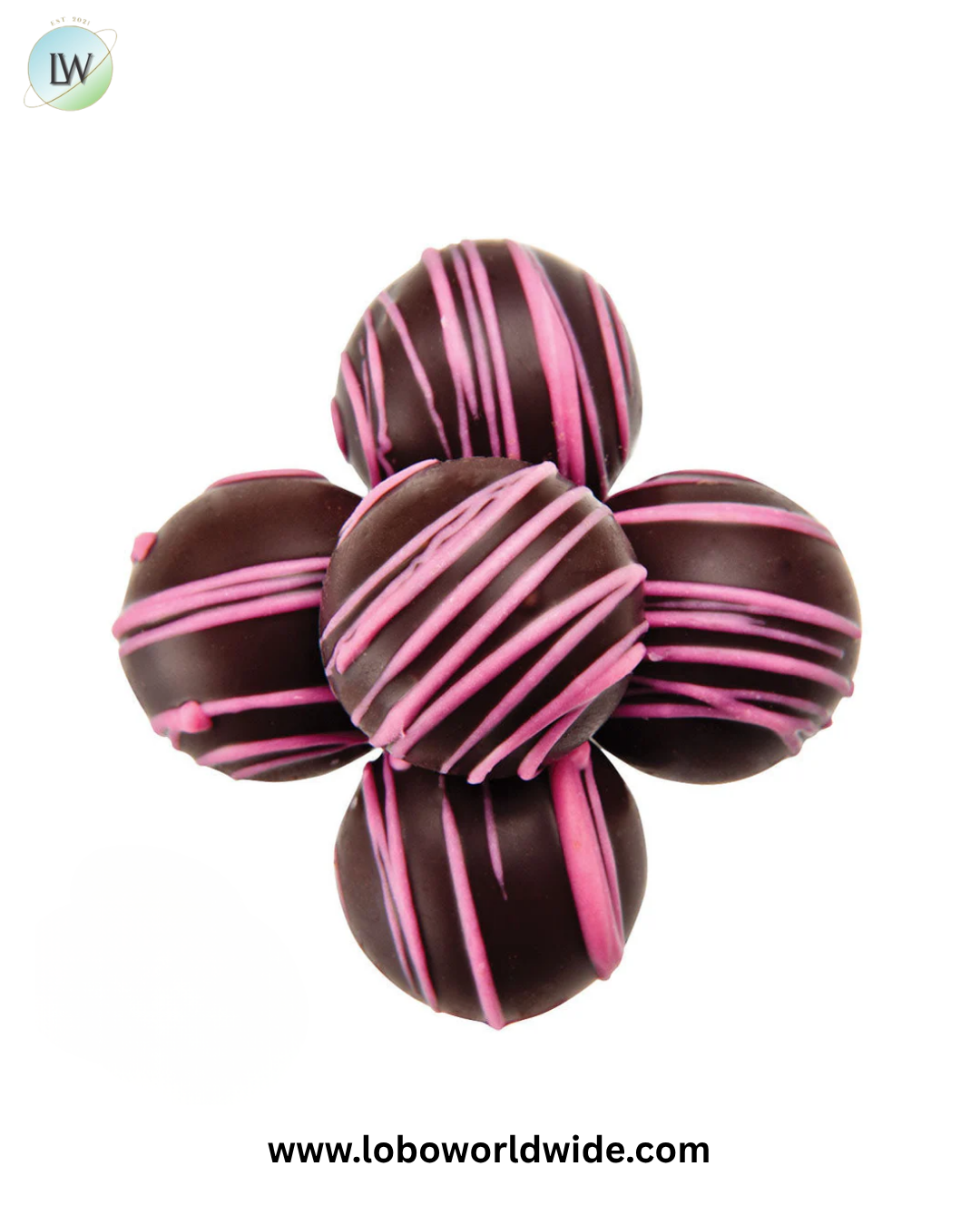Raspberry Bite Size Birnn Truffles Dark Chocolate - 5lb