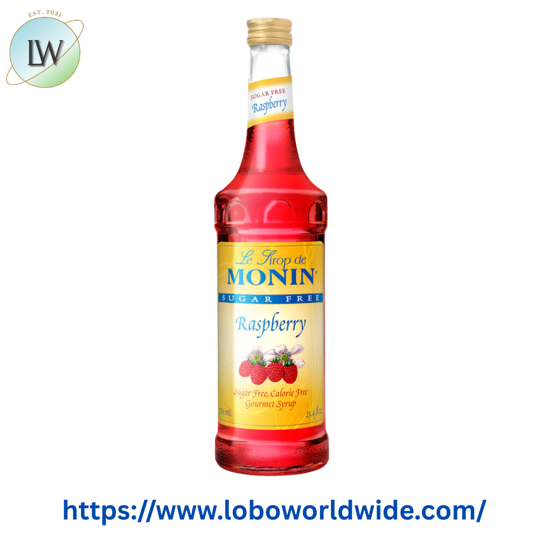 Monin Sugar Free Raspberry Flavoring / Fruit Syrup 750 mL