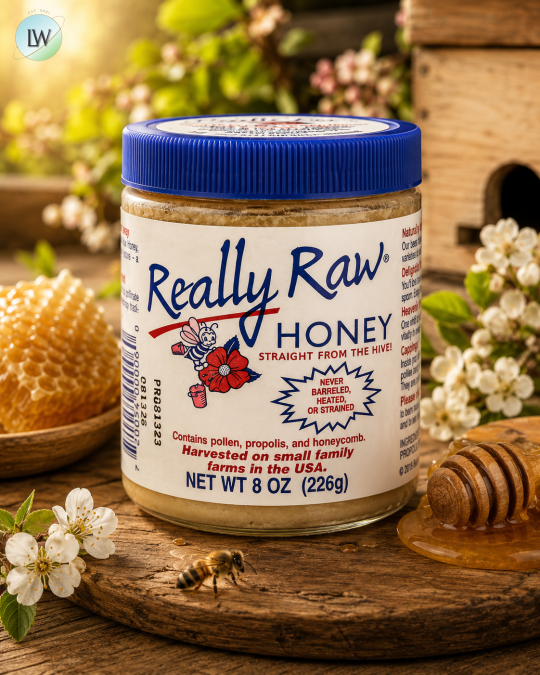 Really Raw Honey, Really Raw Honey, 8 oz (226 g)