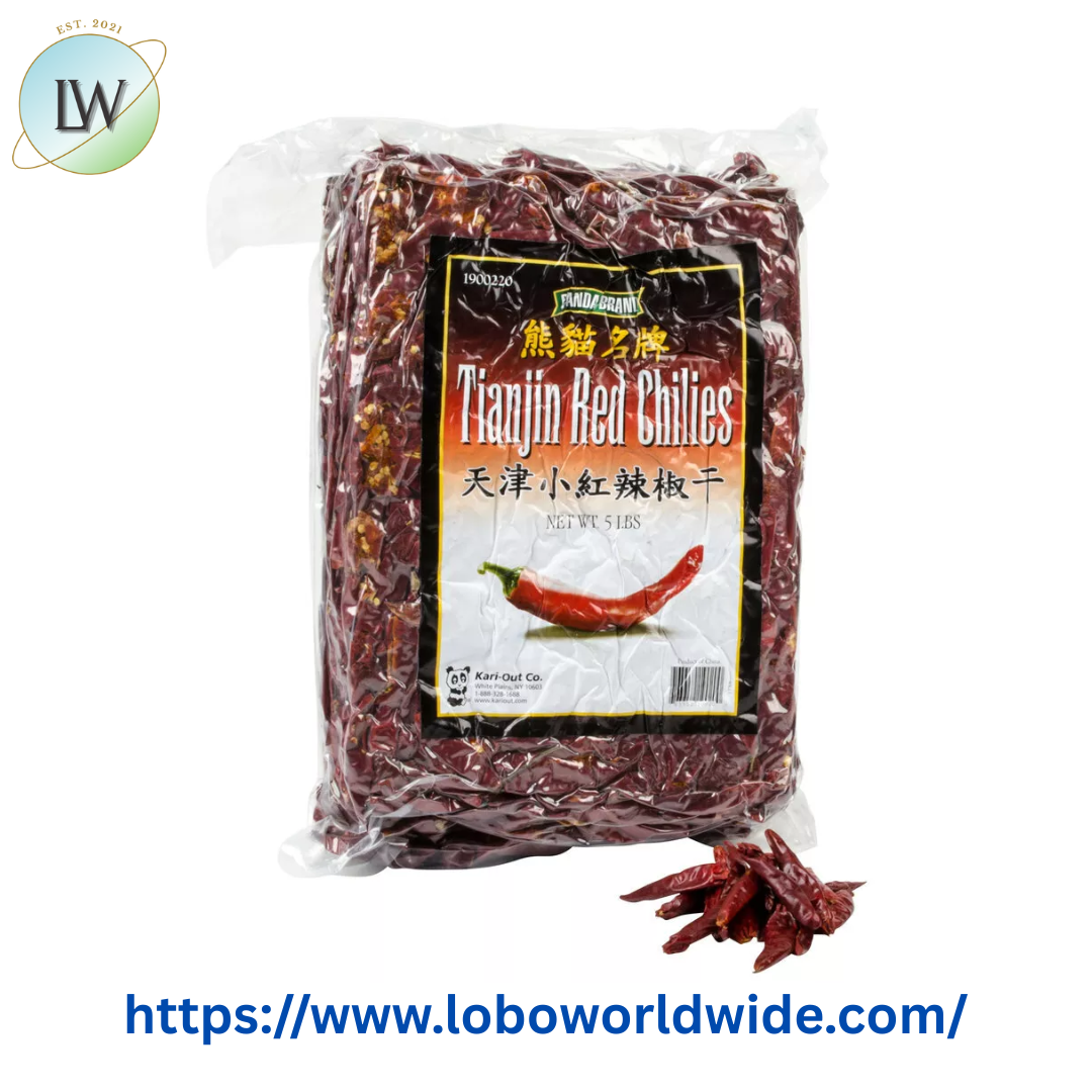 Panda 5 lb. Tianjin Red Chilies