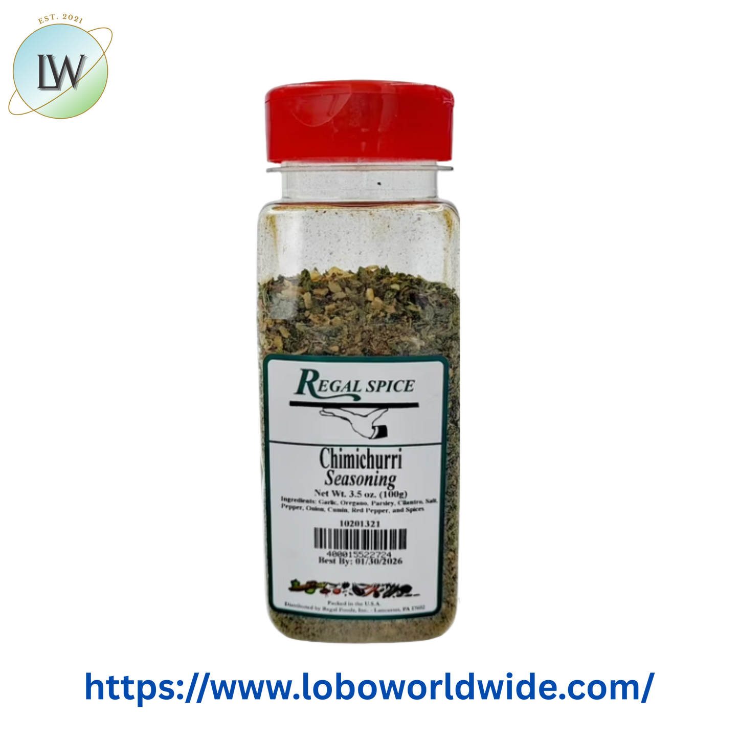 Regal Chimichurri Seasoning 3.5 oz.