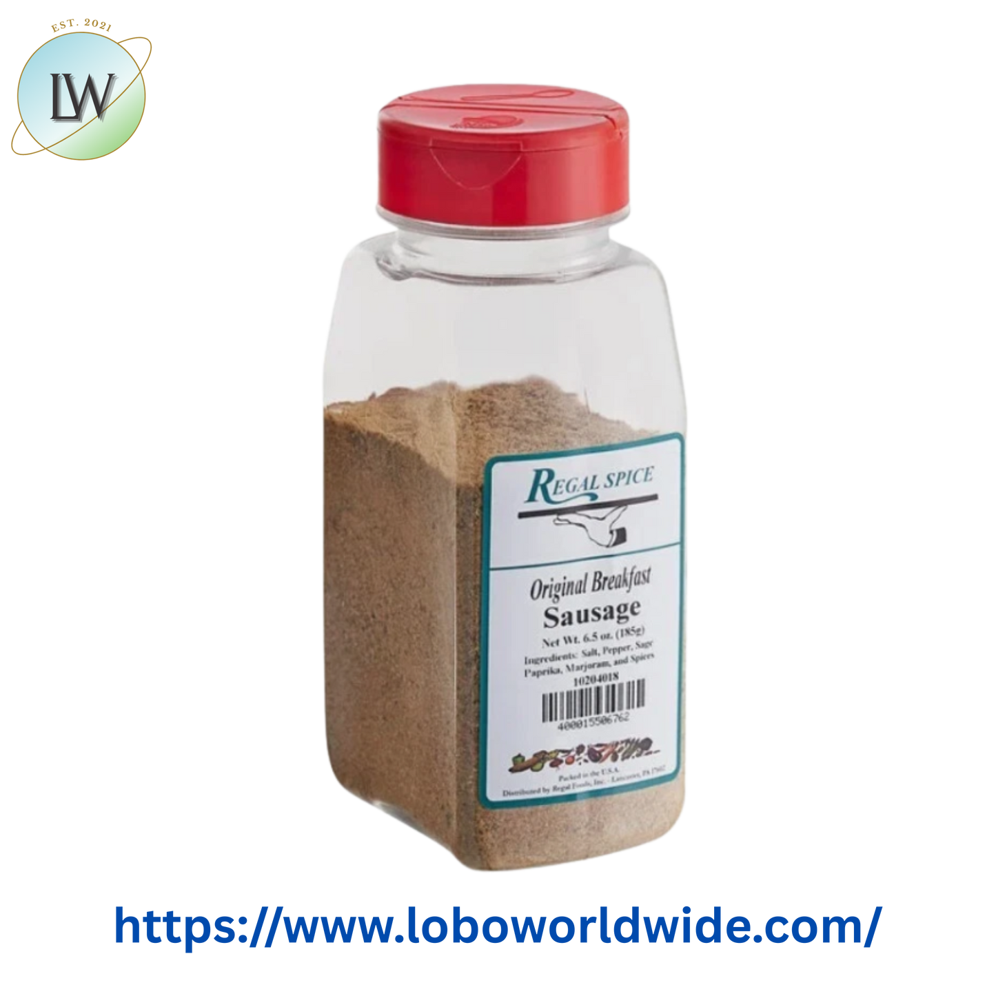 Regal Country Sage Breakfast Sausage Seasoning 6.5 oz.