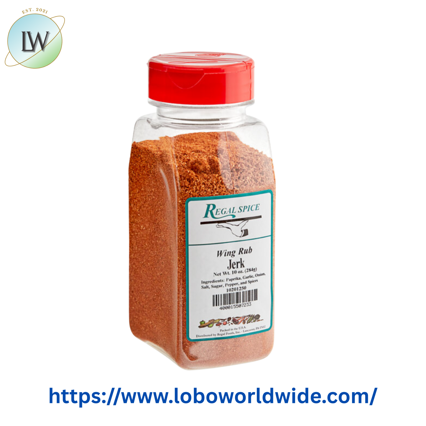 Regal Jerk Wing Rub 10 oz.