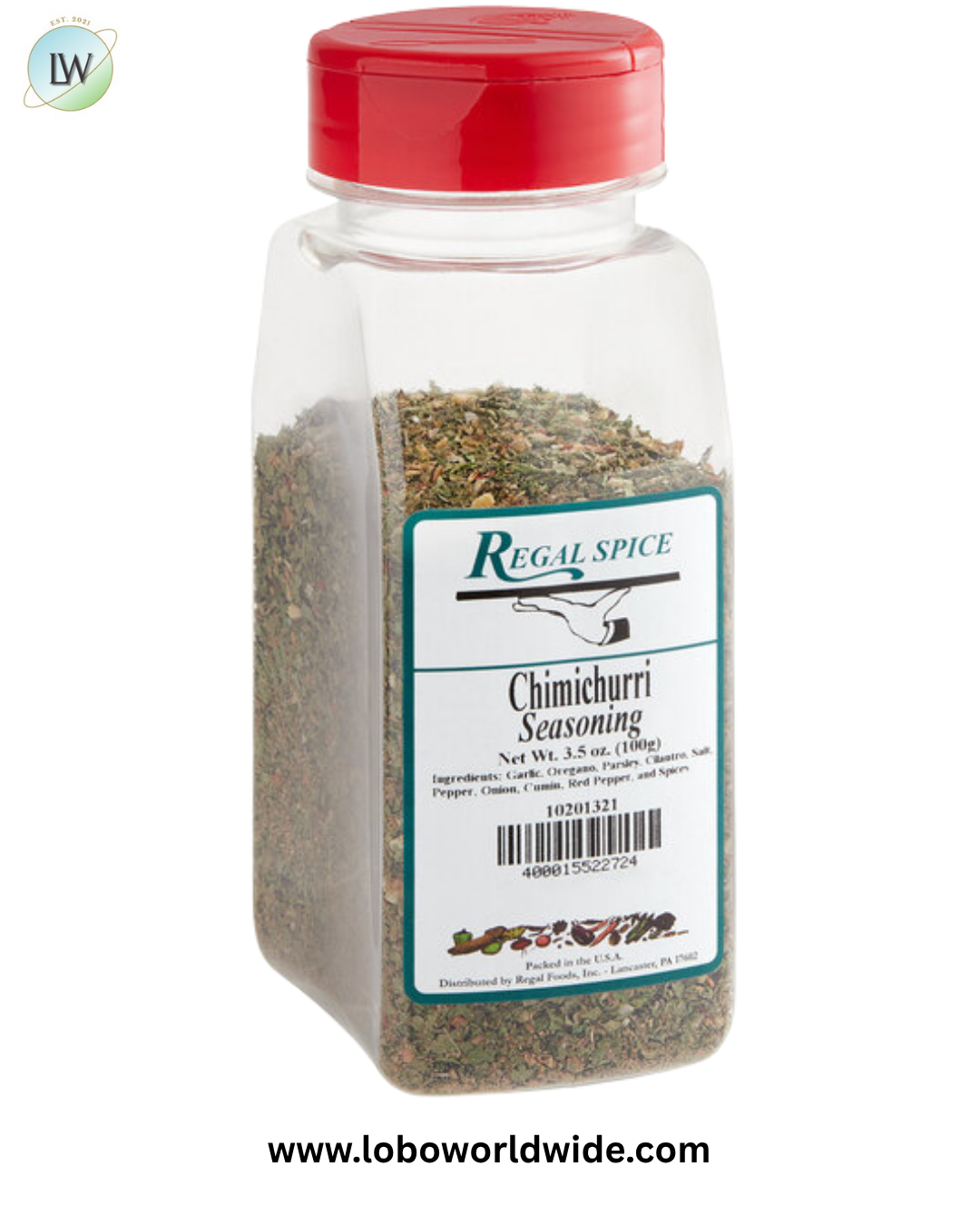 Regal Chimichurri Seasoning 3.5 oz.
