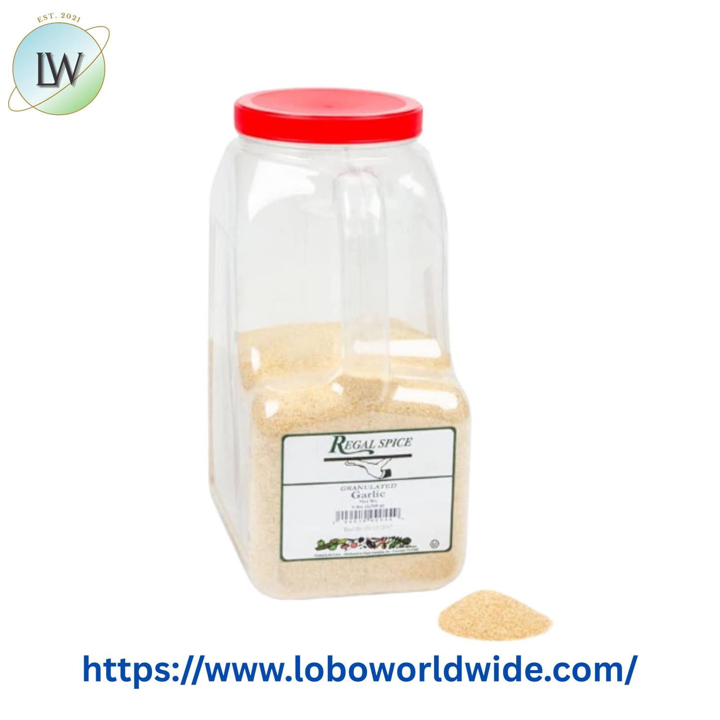Regal Granulated Garlic (Various Sizes)