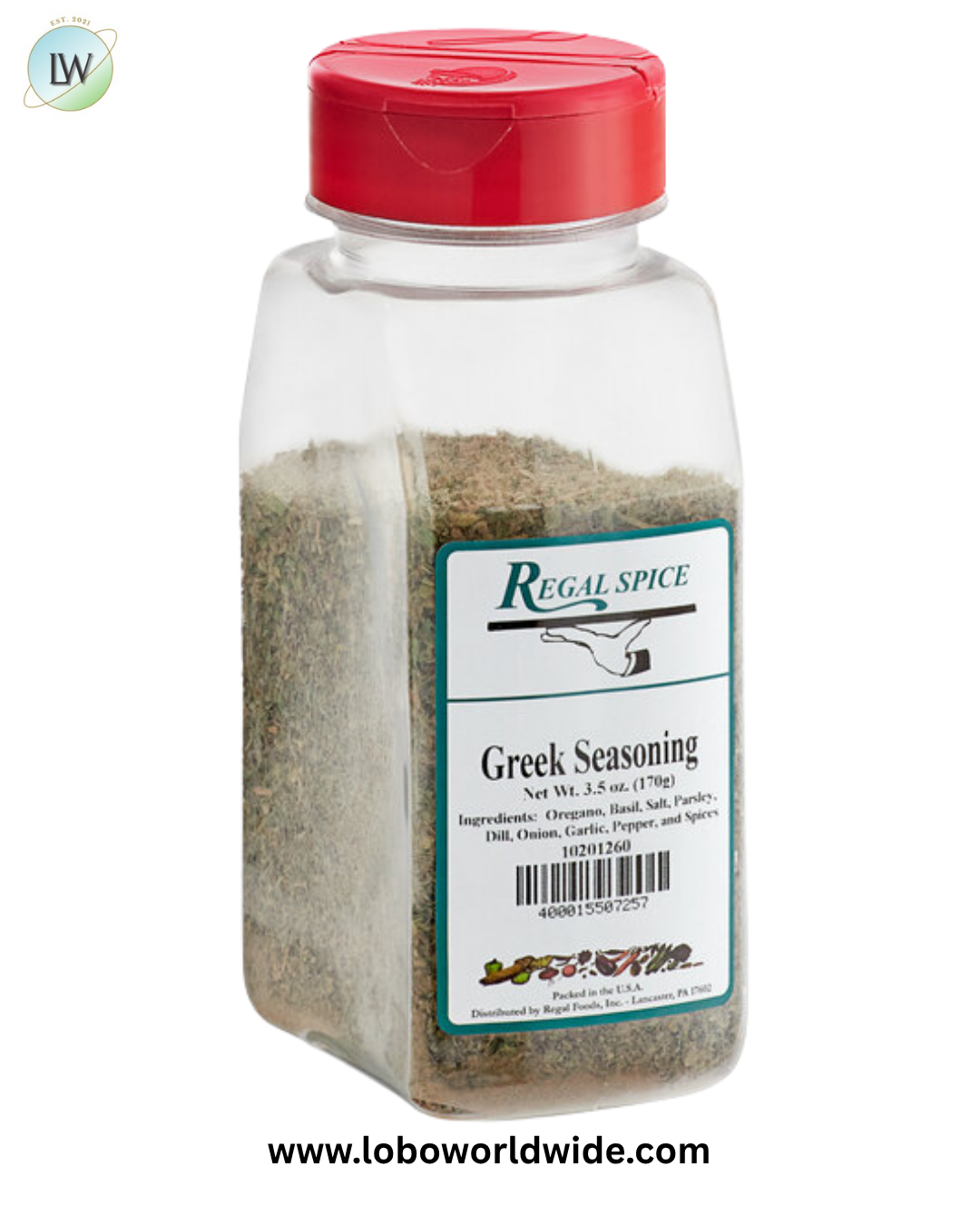 Regal Greek Seasoning 3.5 oz.