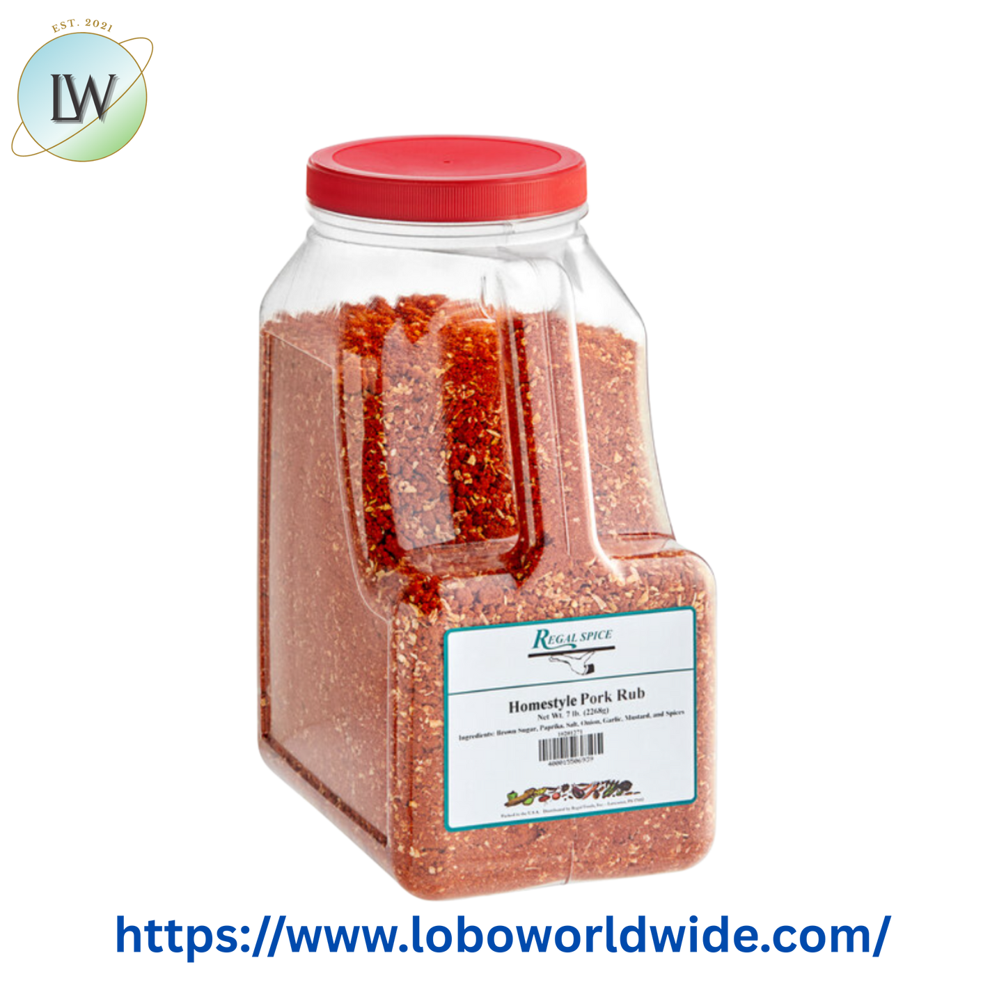 Regal Homestyle Pork Rub Seasoning (Various Sizes)