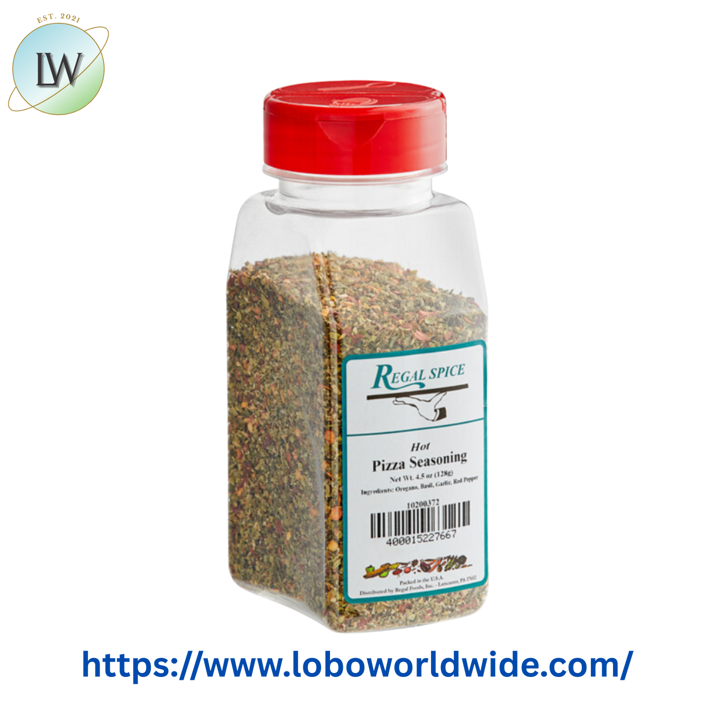 Regal Hot Pizza Seasoning - 4.5 oz.