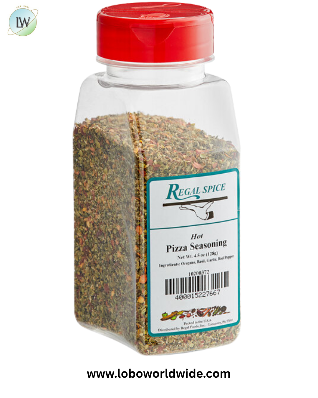 Regal Hot Pizza Seasoning - 4.5 oz.