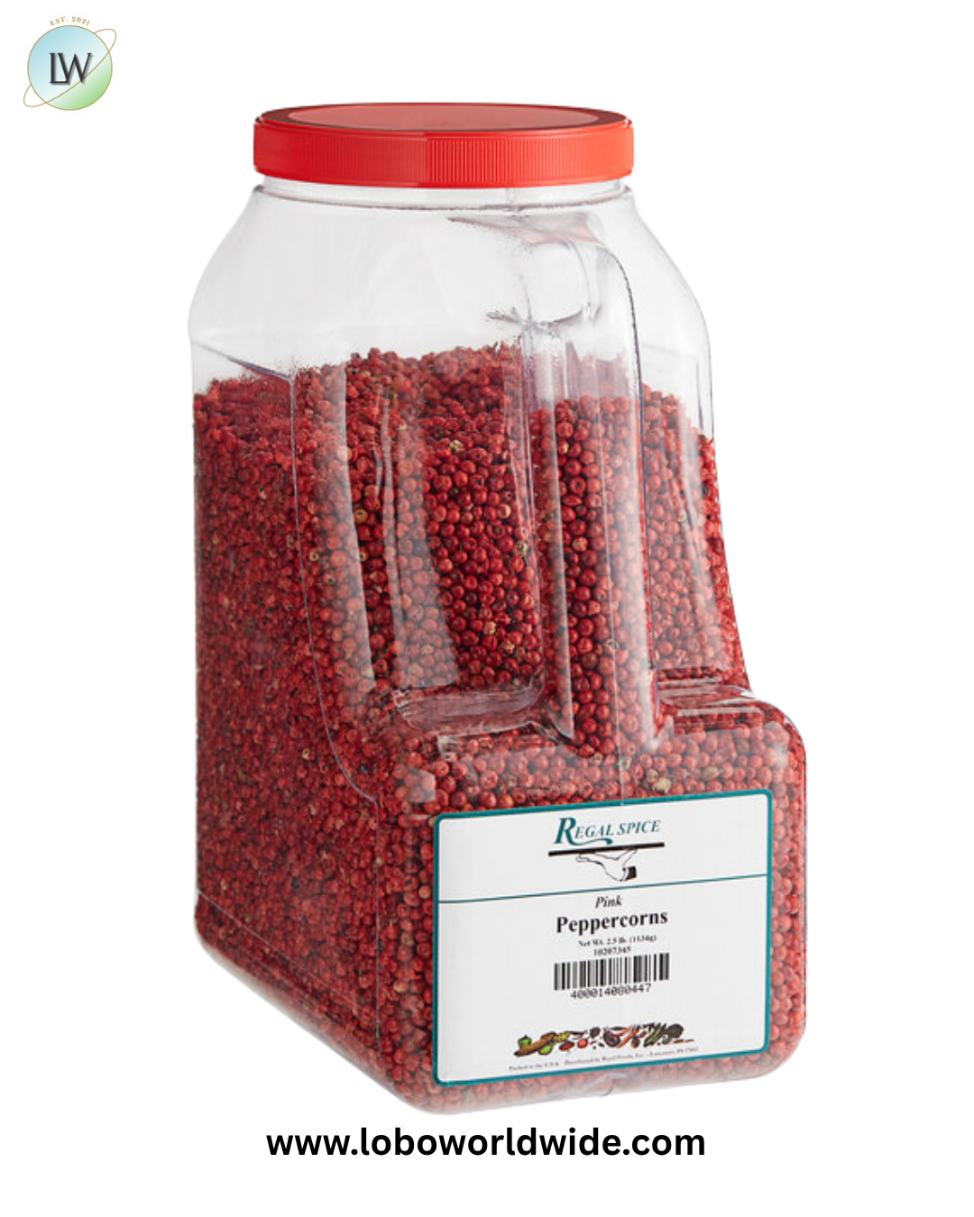 Regal Pink Peppercorns (Various Sizes)