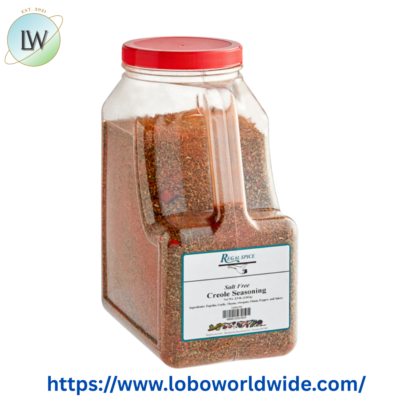 Regal Salt-Free Creole Seasoning (Various Sizes)