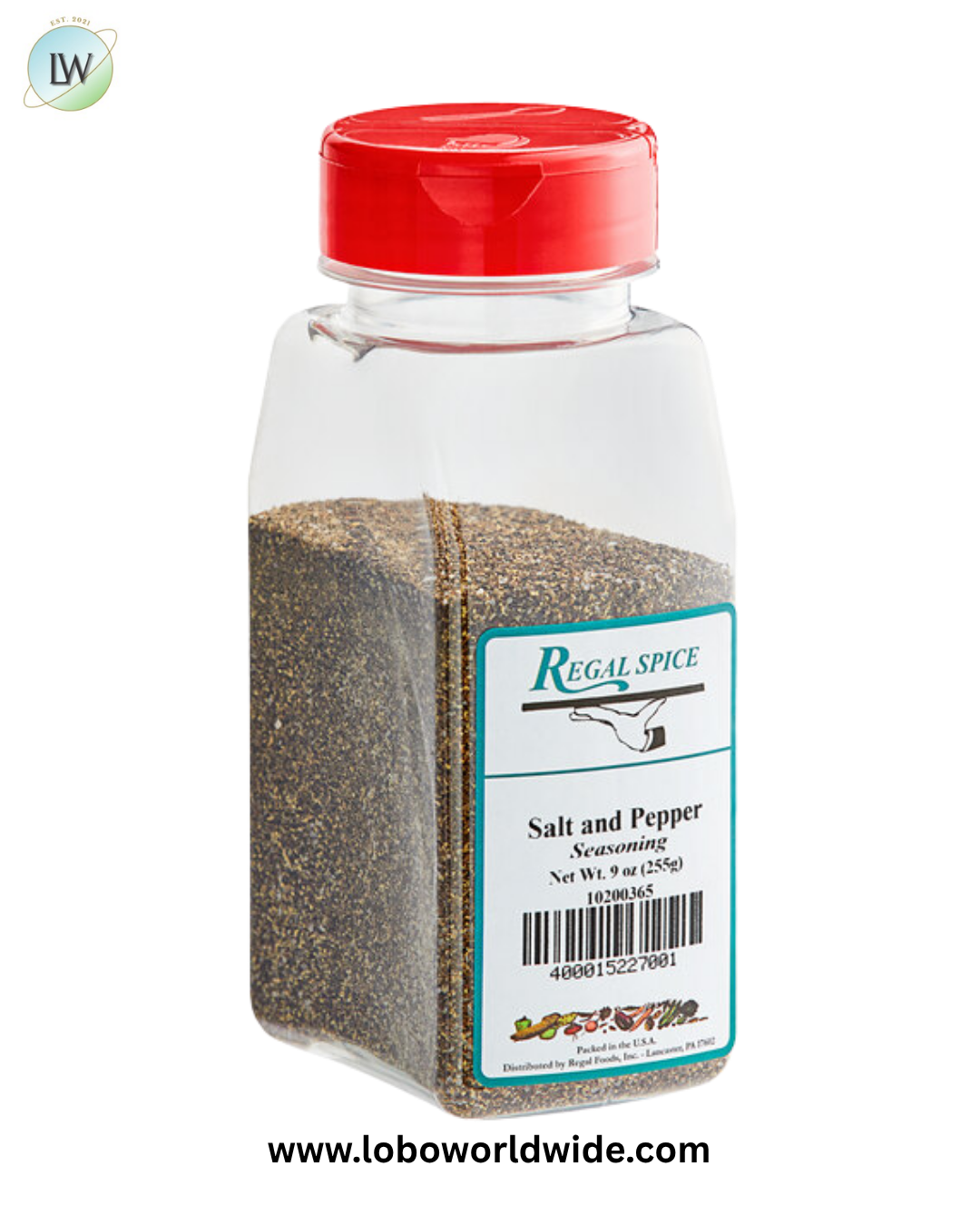 Regal Salt and Pepper Seasoning Blend - 9 oz.