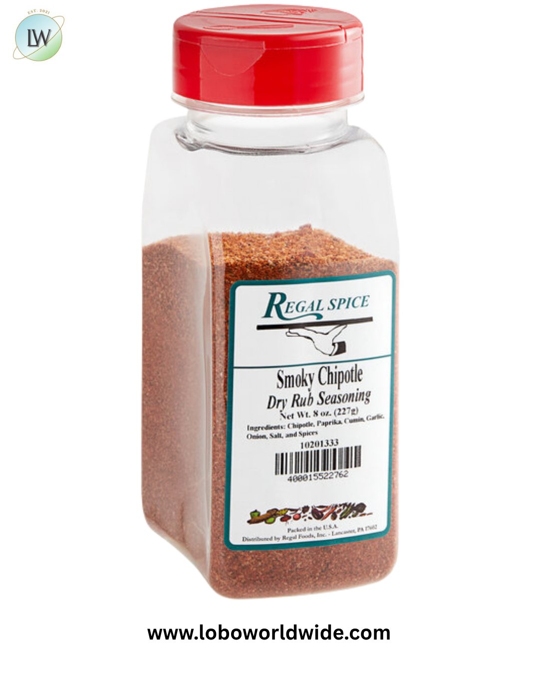 Regal Smoky Chipotle Dry Seasoning Rub 8 oz