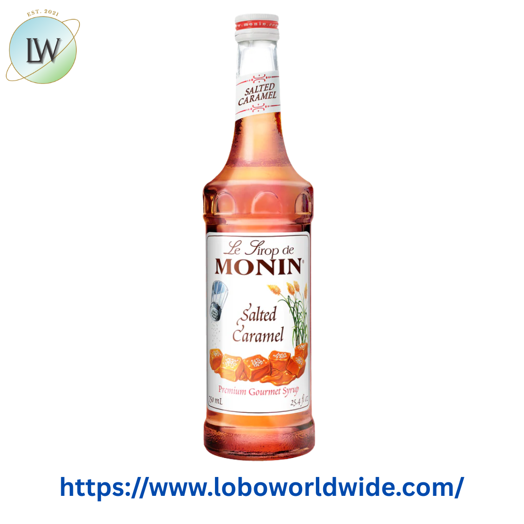 Monin Premium Salted Caramel Flavoring Syrup 750 mL