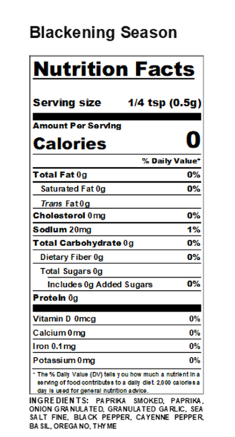 Regal Blackened Seasoning (Various Sizes)