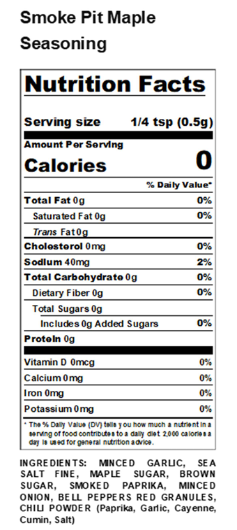 Regal Smoke Pit Maple Seasoning (Various Sizes)