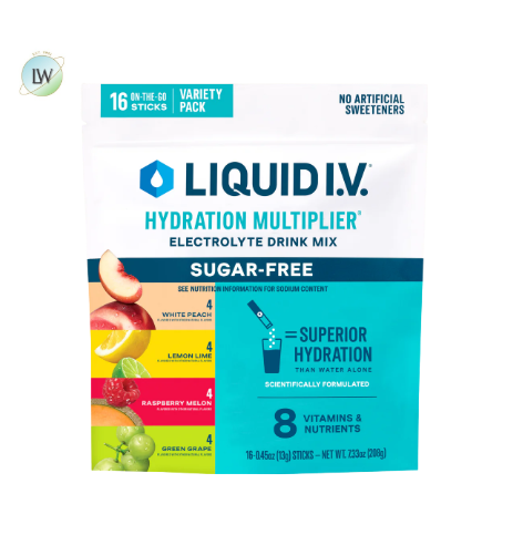 Liquid I.V Hydration Multiplier® Sugar-Free - 1 Pouch(Various flavors)
