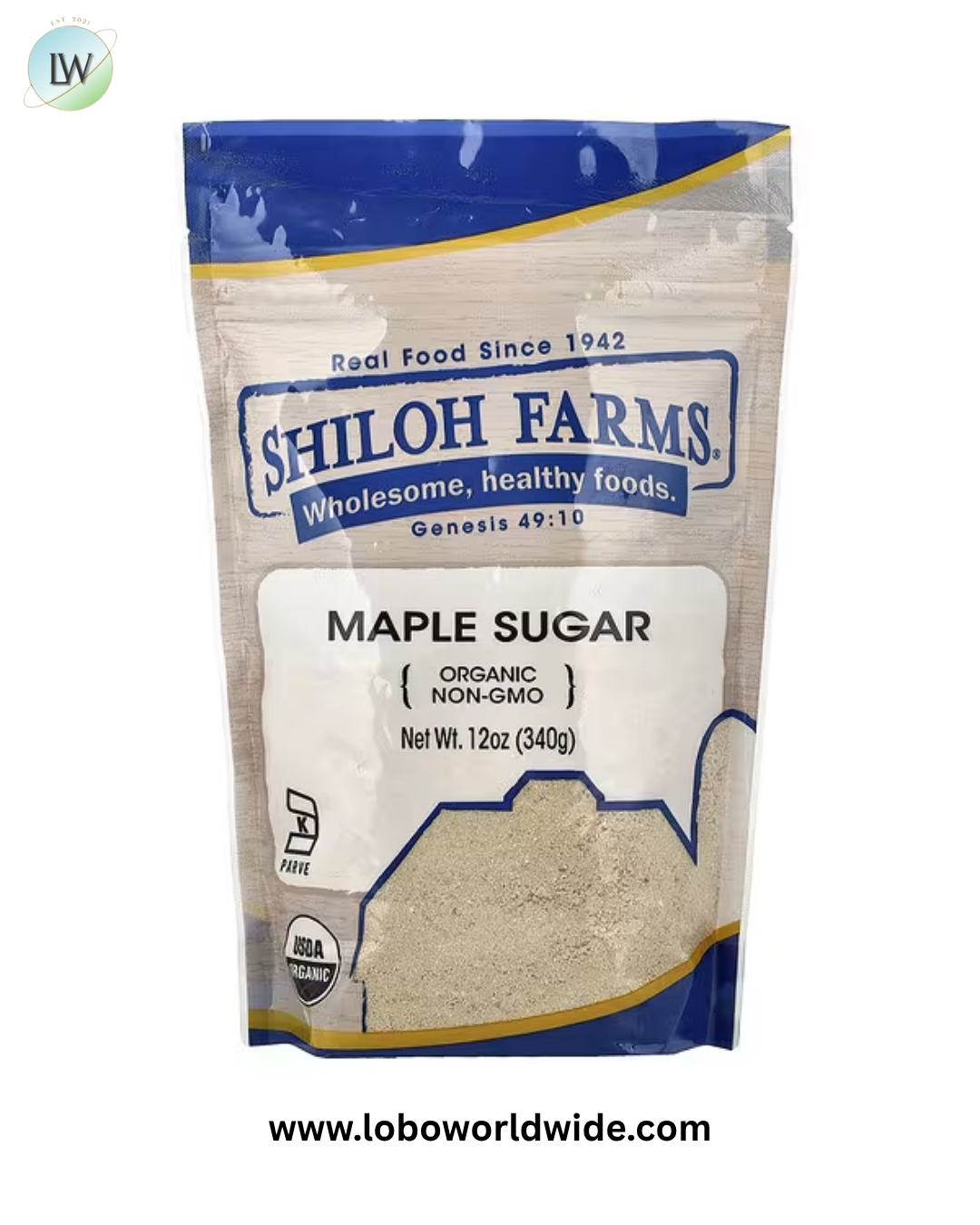 Shiloh Farms, Organic Maple Sugar, 12 oz (340 g)