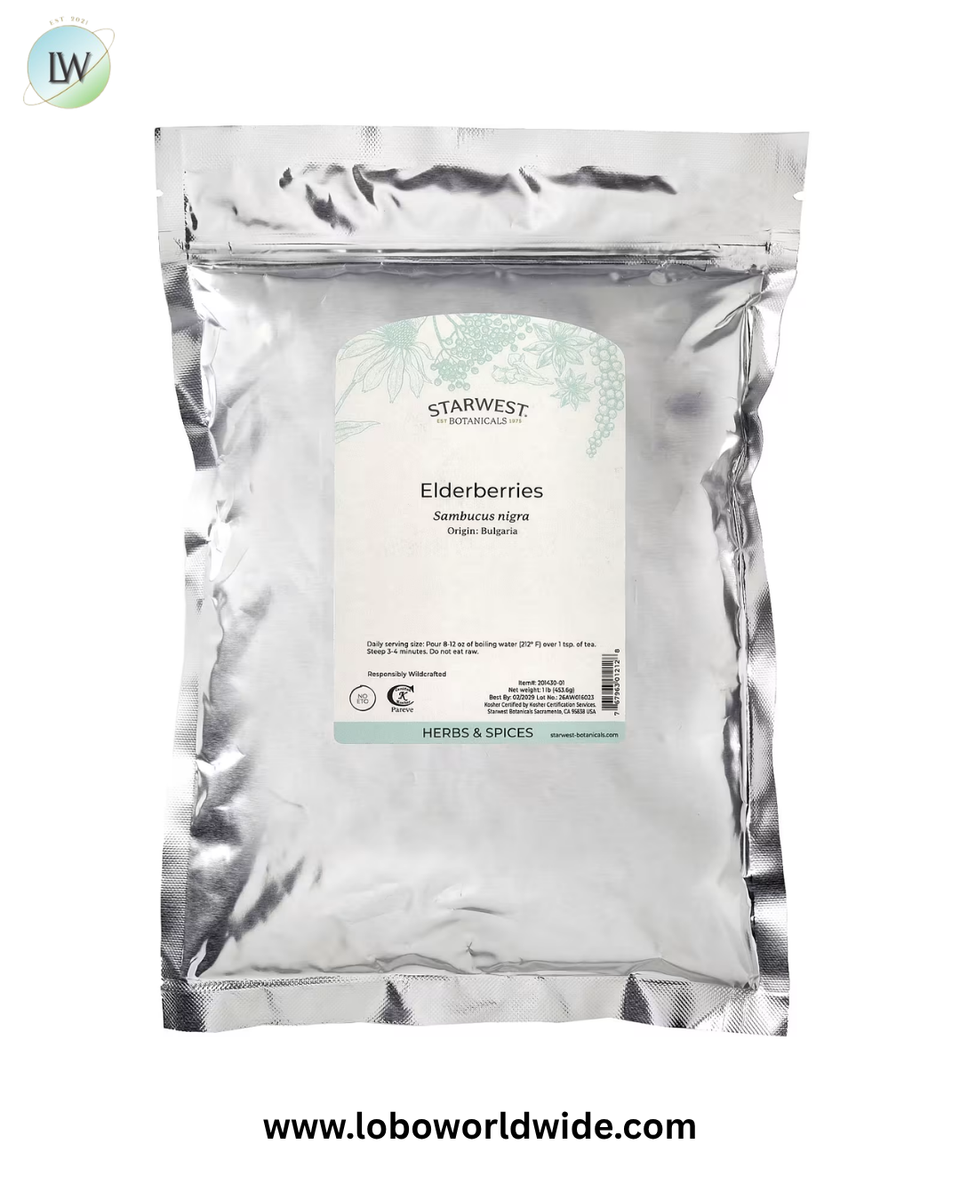 Starwest Botanicals, 1 lb (453.6 g)