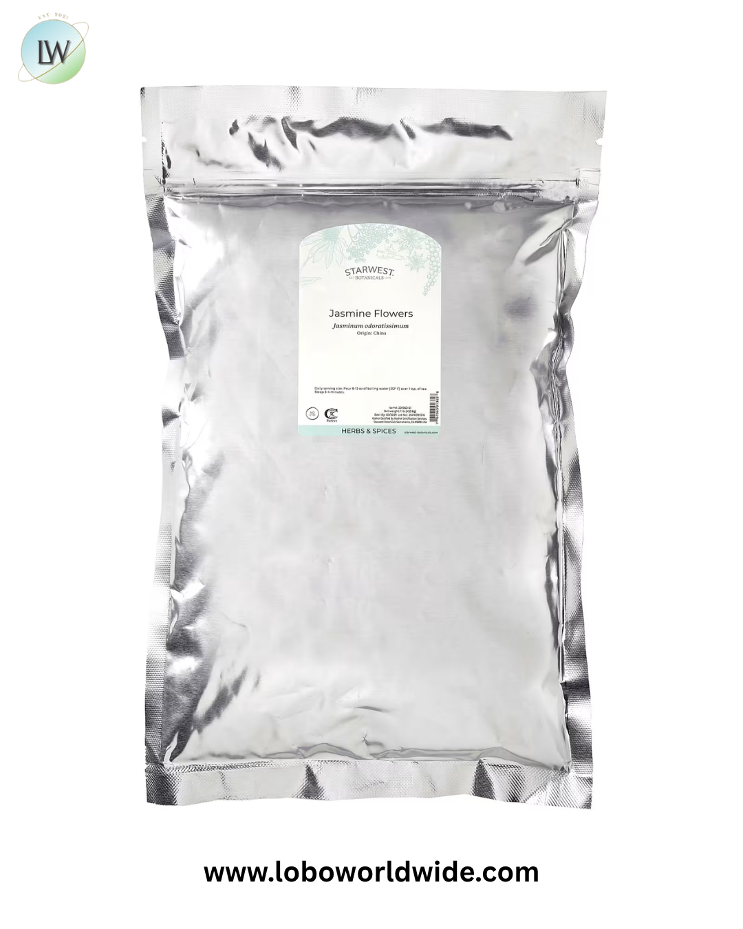 Starwest Botanicals, Jasmine Flowers, 1 lb (453.6 g)