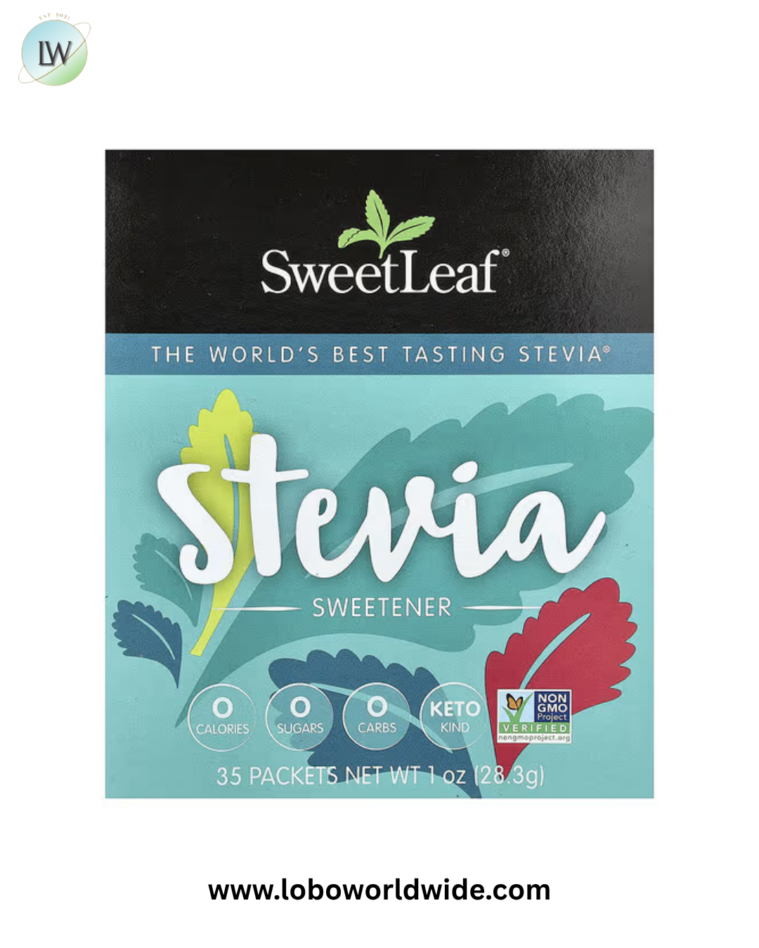 SweetLeaf Stevia, Stevia Sweetener, 35 Packets, 1 oz (28.3 g)