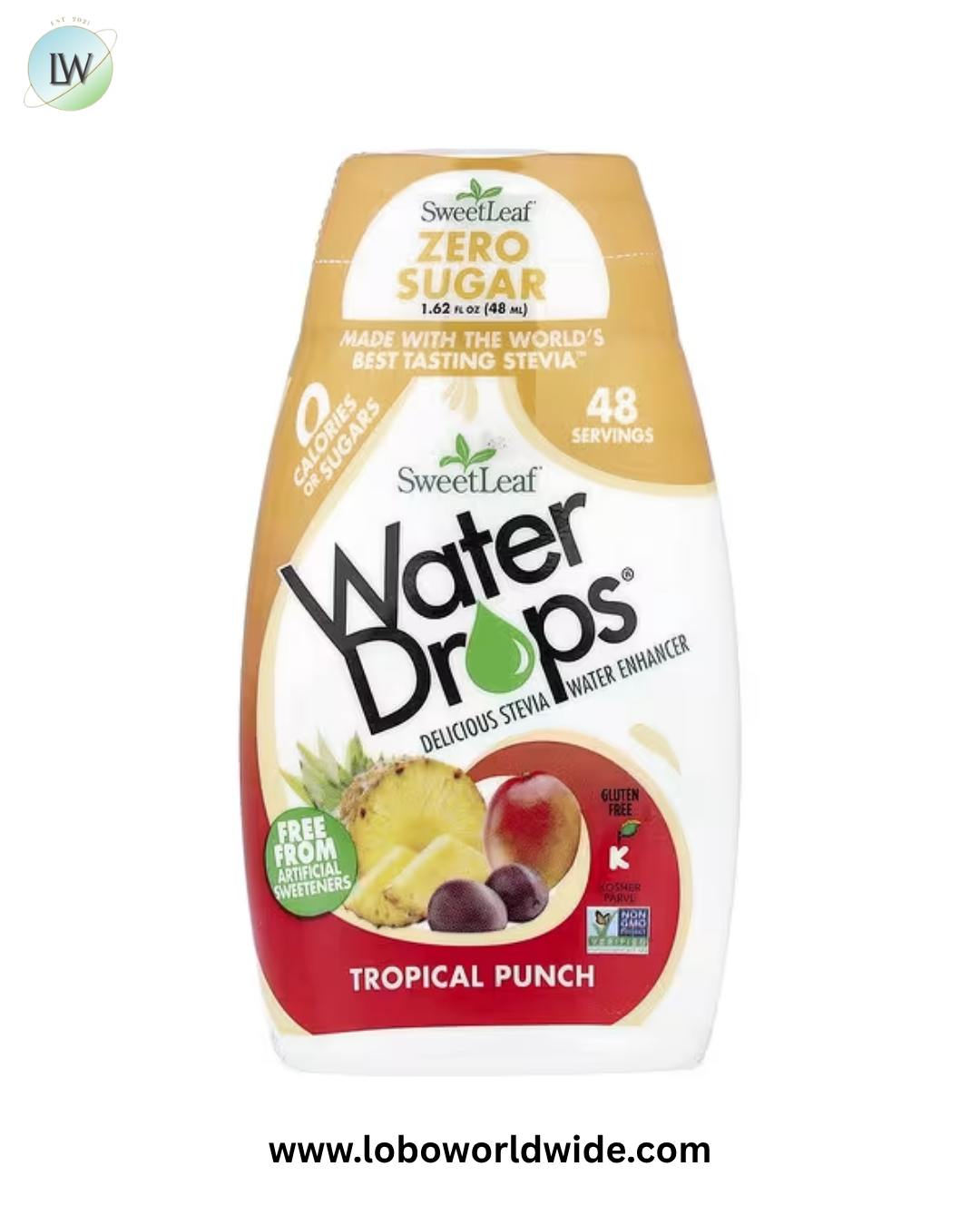 SweetLeaf Stevia, Water Drops®, Delicious Stevia Water Enhancer, 1.62 fl oz (48 ml)