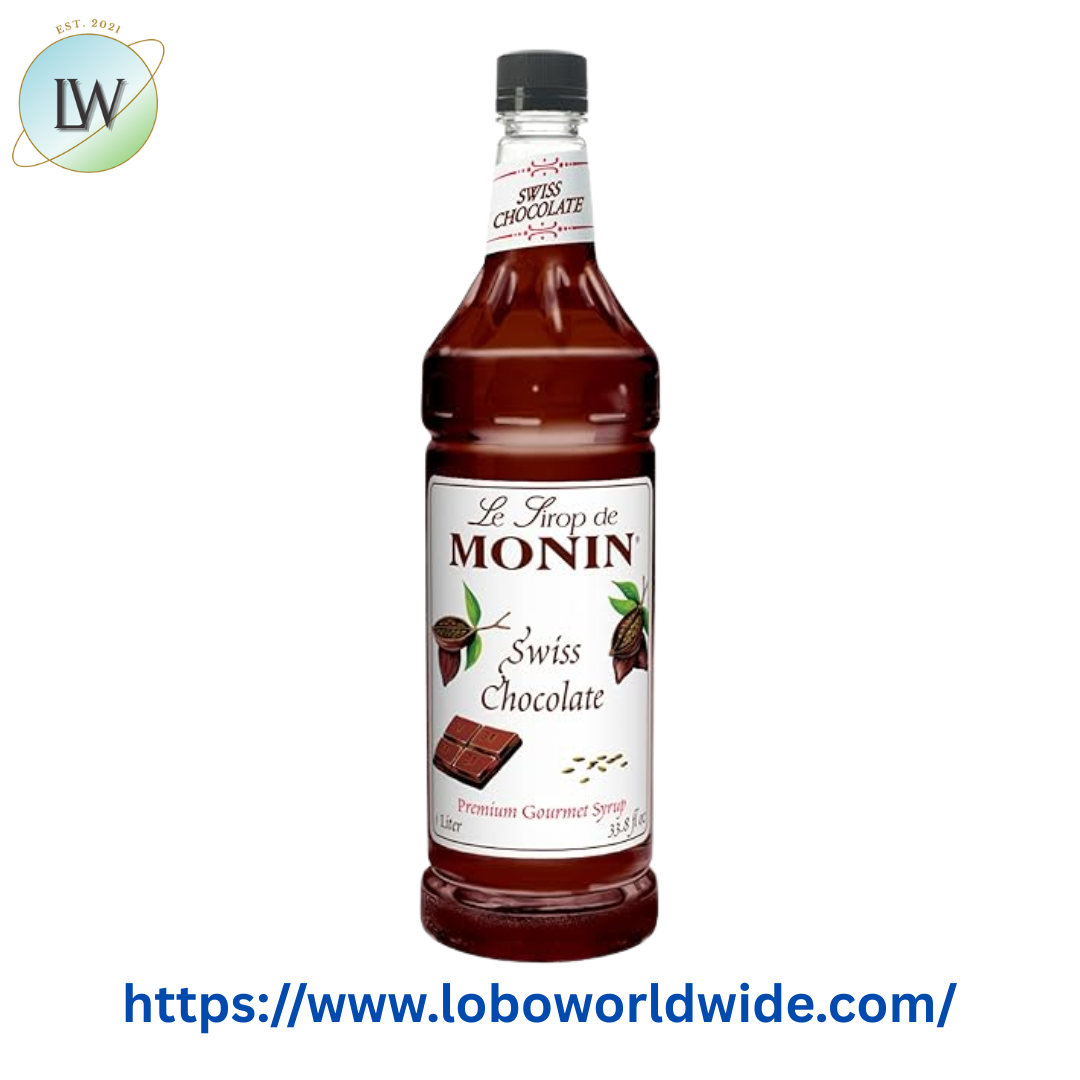Monin Premium Swiss Chocolate Flavoring Syrup 1 Liter