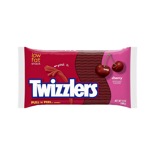 TWIZZLERS Pull 'N' Peel Cherry Candy 14-Ounce Bags (6 pk.)