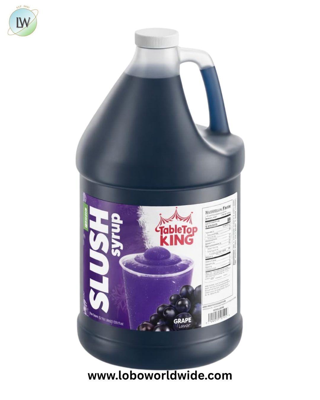 TableTop King 1 Gallon Grape Slushy Syrup