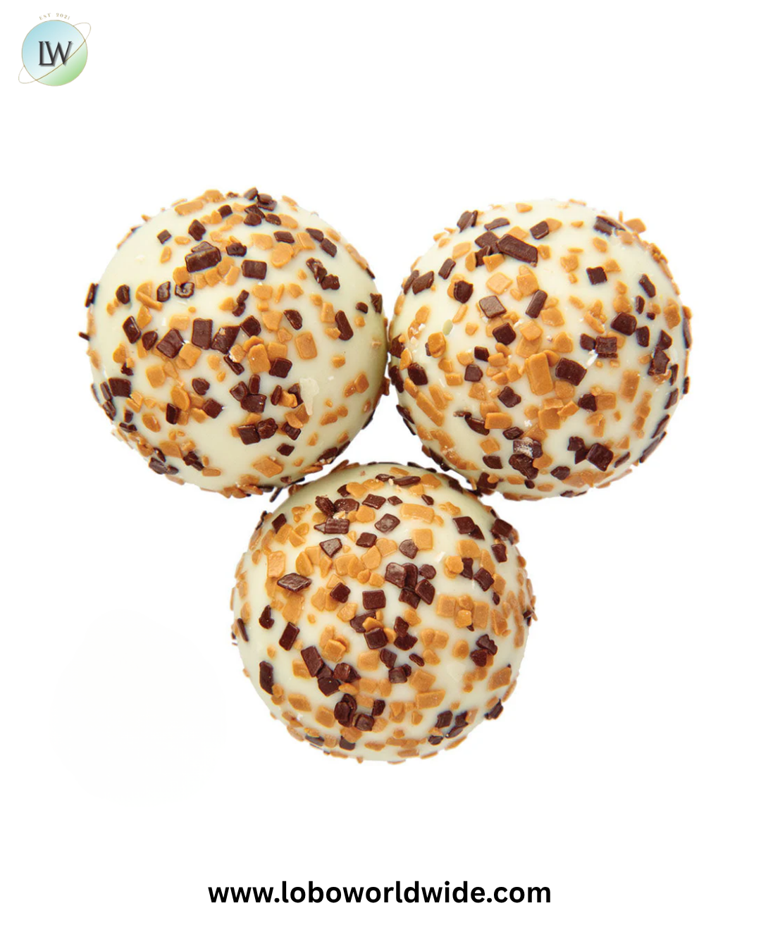 Dessert Birnn Truffles White Chocolate - 24ct