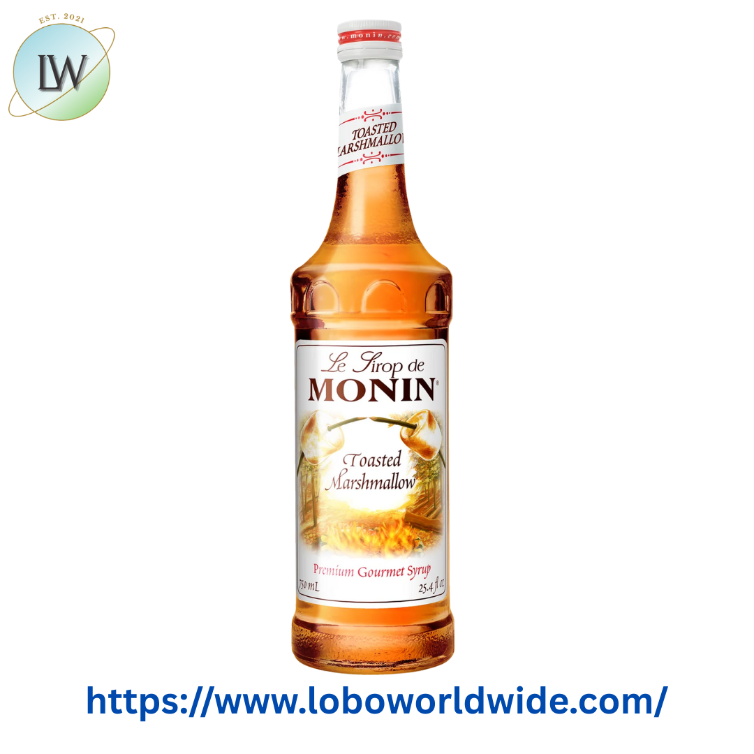 Monin Premium Toasted Marshmallow Flavoring Syrup 750 mL