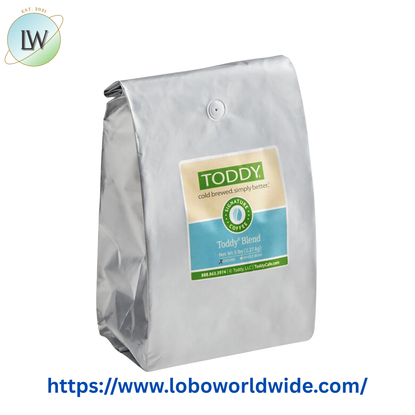 Toddy Blend Cold Brew Coarse Ground Coffee 5 lb.