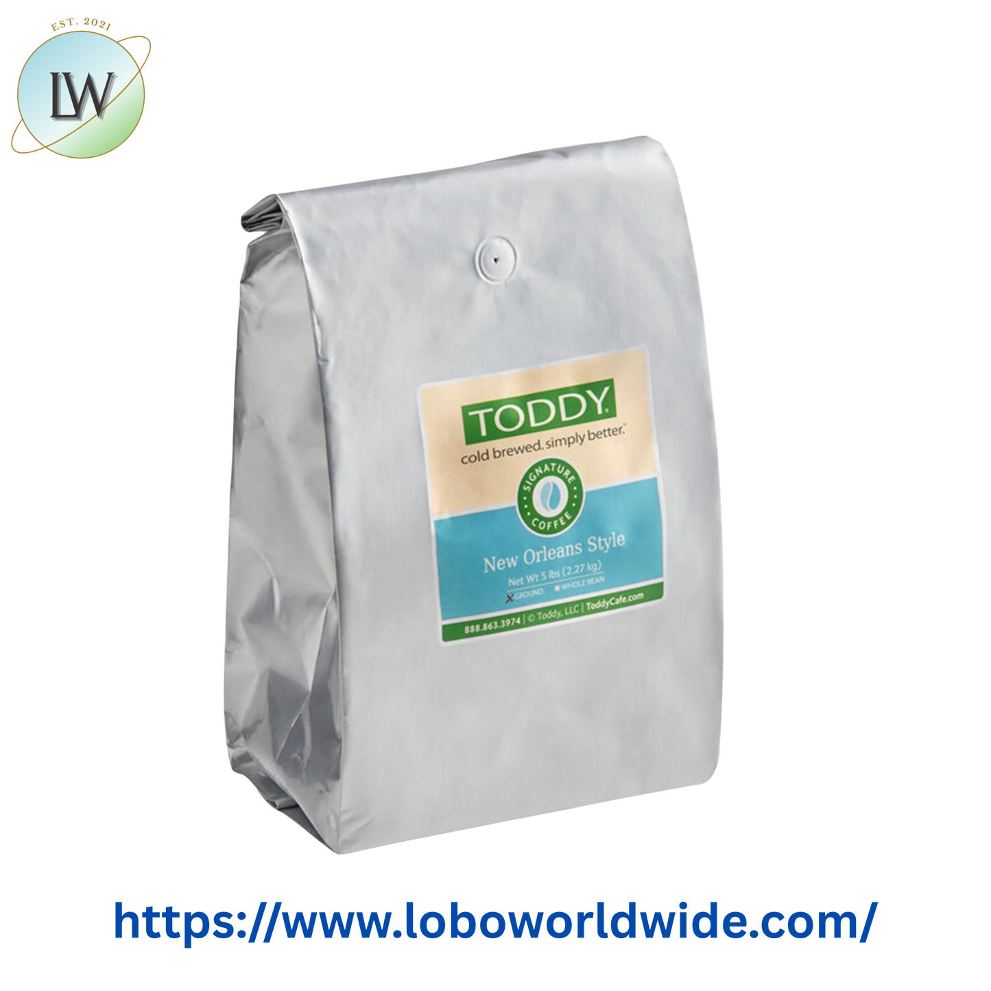 Toddy New Orleans Style Cold Brew Coarse Ground Coffee 5 lb.