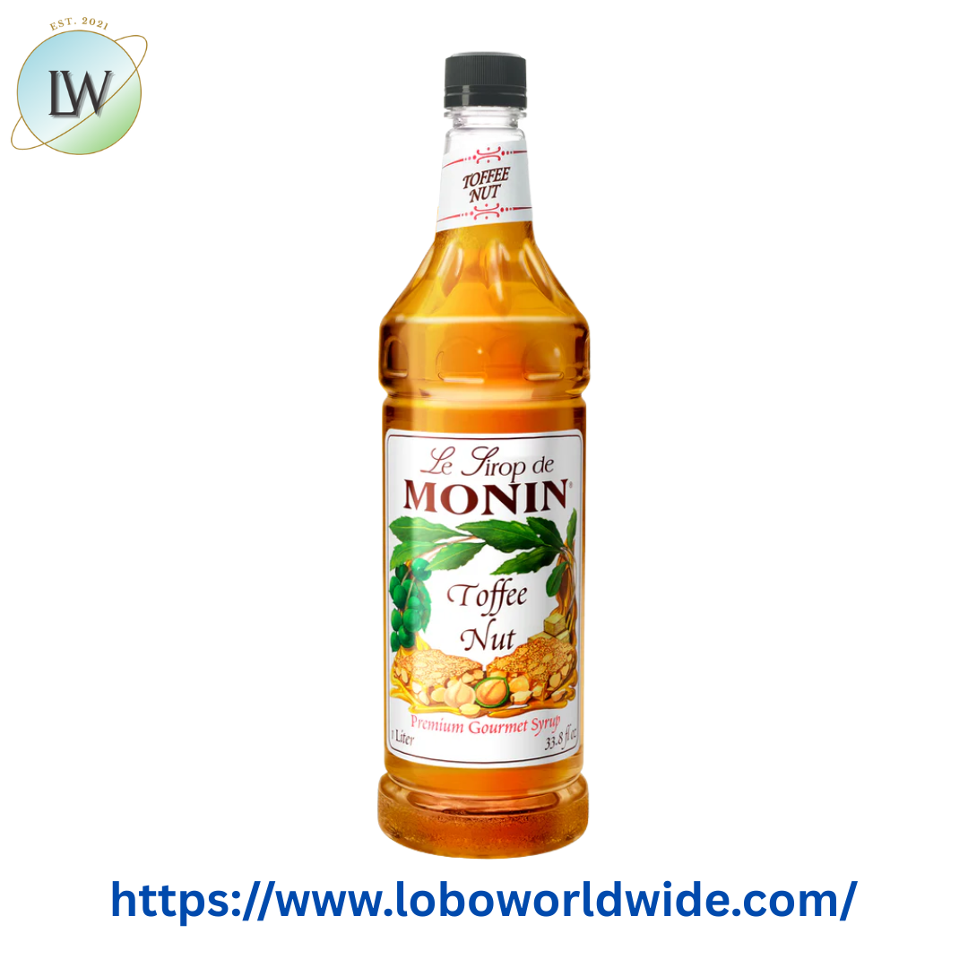 Monin Premium Toffee Nut Flavoring Syrup 1 Liter
